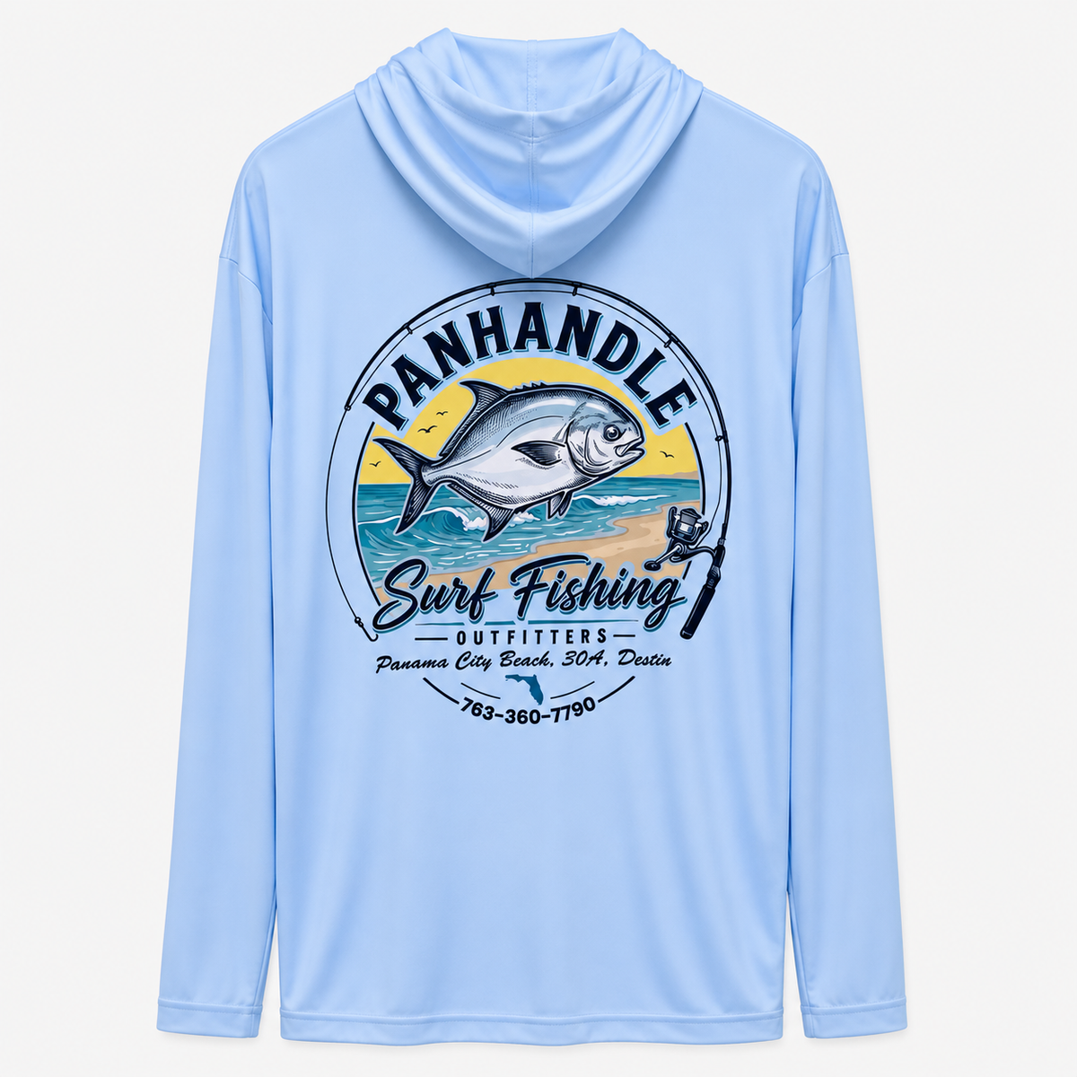 Panhandle Hooded Performance Fishing Shirt – UPF 50+