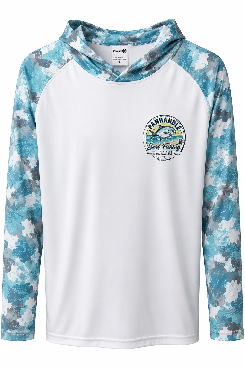 Panhandle Camo Hooded Performance Fishing Shirt – UPF 50+