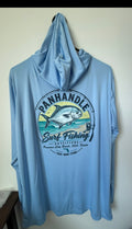 Panhandle Surf Fishing Outfitters Long Sleeve SPF Hooded Shirt