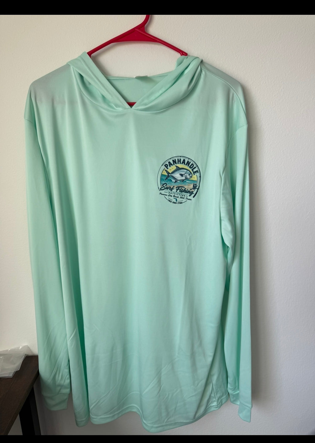 Panhandle Surf Fishing Outfitters Long Sleeve SPF Hooded Shirt