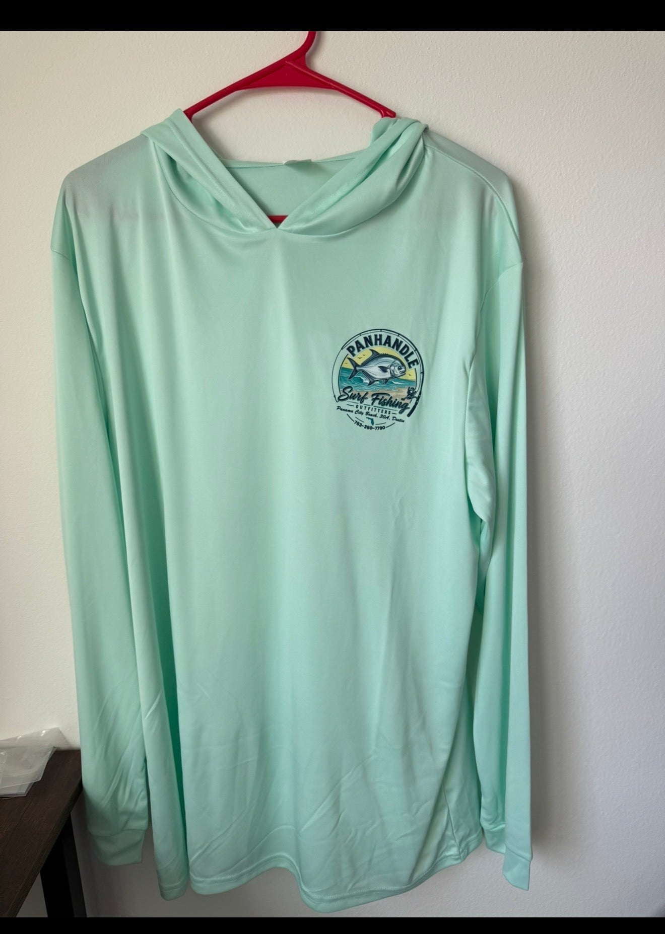 Panhandle Surf Fishing Outfitters Long Sleeve SPF Hooded Shirt