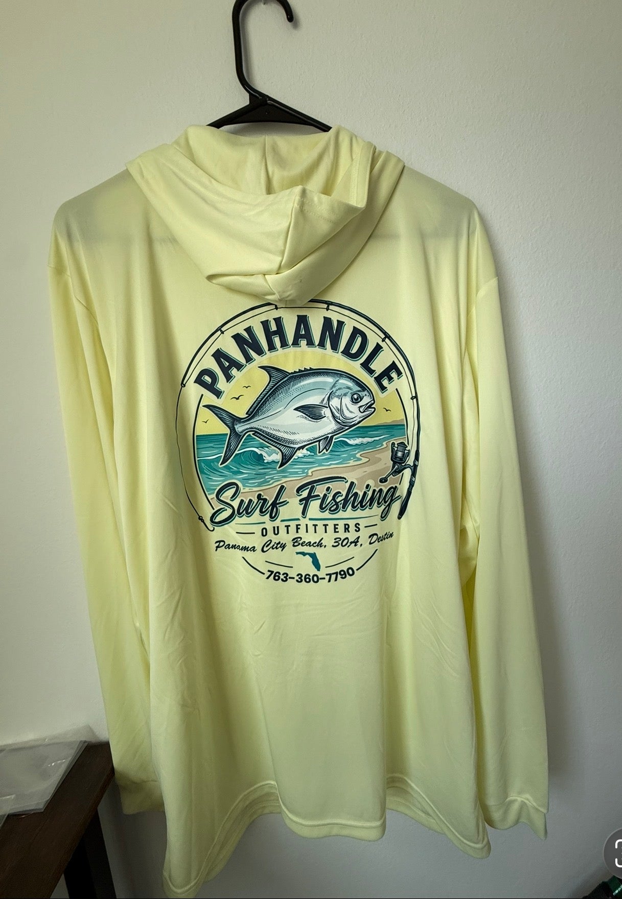 Panhandle Surf Fishing Outfitters Long Sleeve SPF Hooded Shirt