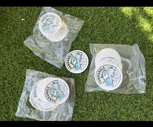 Panhandle Surf Fishing Outfitters Circle Sticker